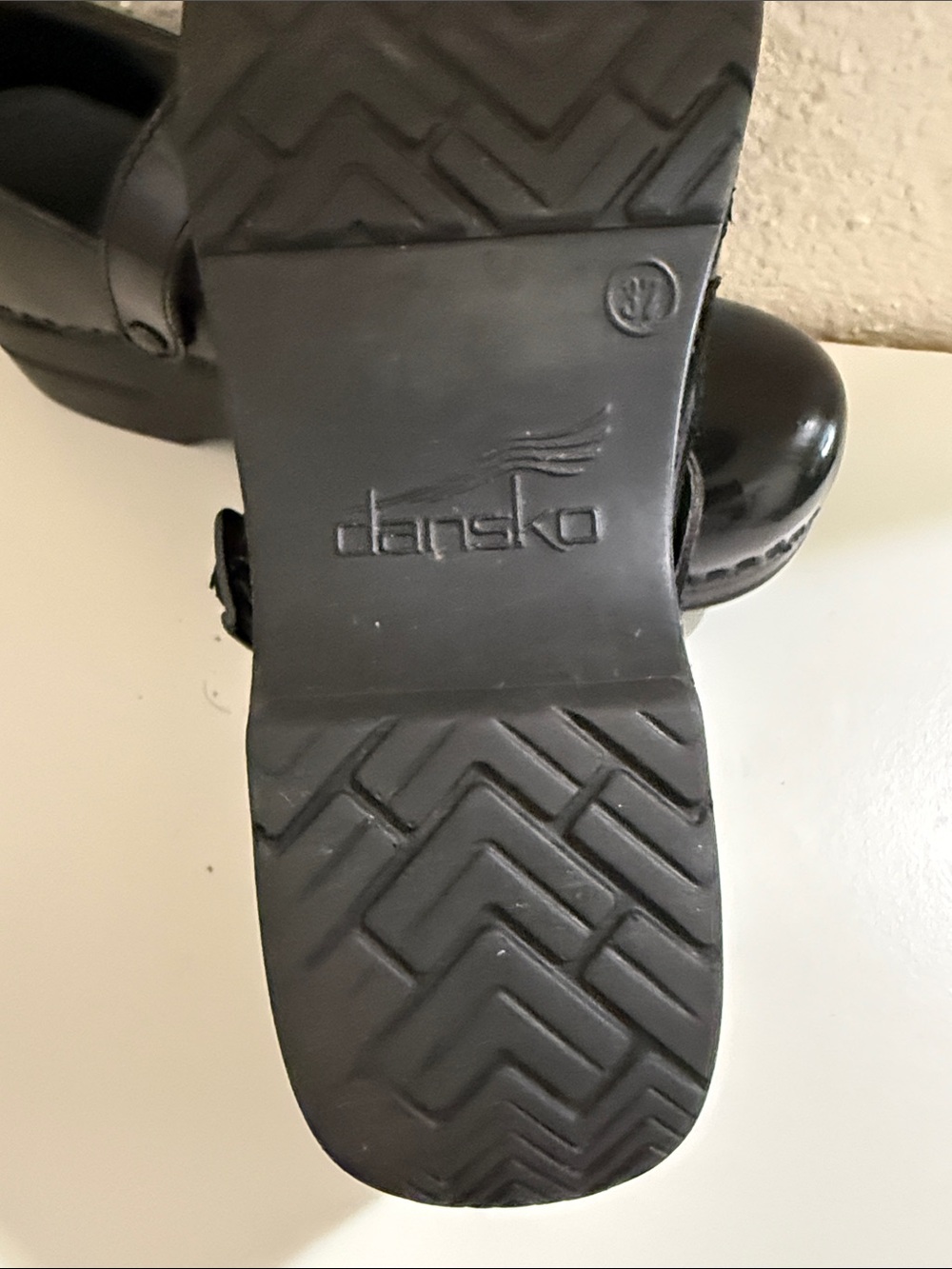 Dansko Black Patent Mary Jane Platform Clogs - Picture 4 of 9
